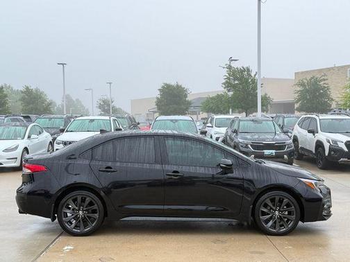 Midnight Black 2025 Toyota Corolla SE