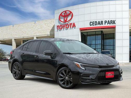 Midnight Black 2025 Toyota Corolla SE