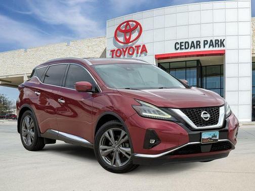 Red 2019 Nissan Murano Platinum