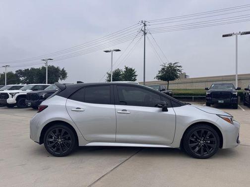 Silver 2026 Toyota Corolla Hatchback XSE