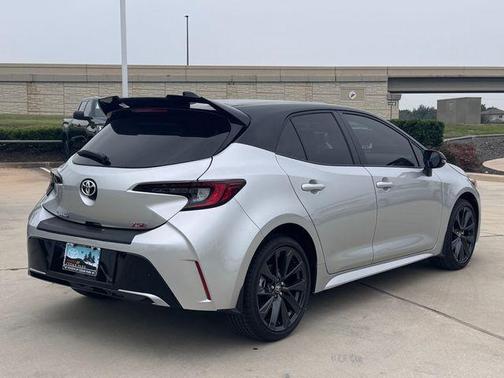 Silver 2026 Toyota Corolla Hatchback XSE