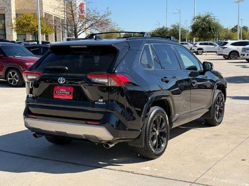 Midnight Black Metallic 2023 Toyota RAV4 Hybrid SE