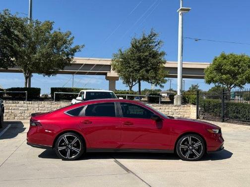 Maroon 2024 Honda Accord Hybrid Sport