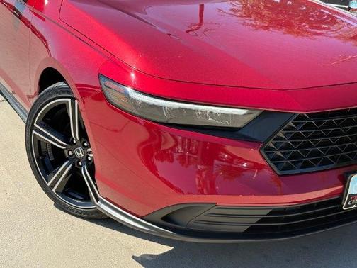 Maroon 2024 Honda Accord Hybrid Sport