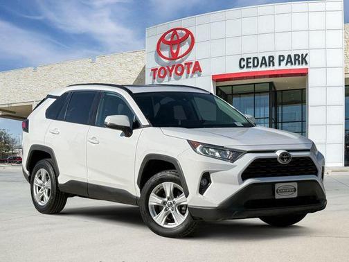 Super White 2021 Toyota RAV4 XLE