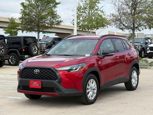 Red Crystal 2025 Toyota Corolla Cross LE