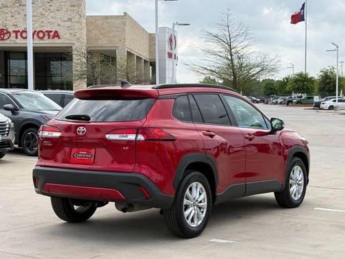 Red Crystal 2025 Toyota Corolla Cross LE