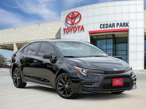 Midnight Black Metallic 2023 Toyota Corolla SE