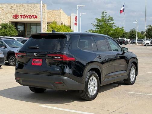 Midnight Black Metallic 2025 Toyota Grand Highlander XLE