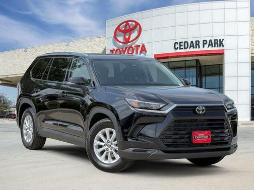 Midnight Black Metallic 2025 Toyota Grand Highlander XLE