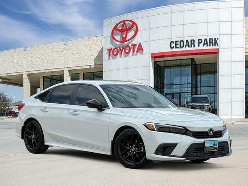 Platinum White 2022 Honda Civic Sport