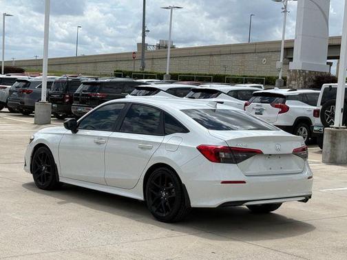 Platinum White 2022 Honda Civic Sport