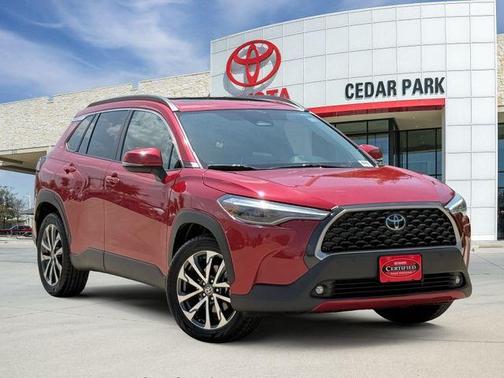Barcelona Red Metallic 2023 Toyota Corolla Cross XLE