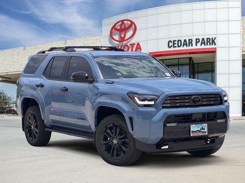 Blue 2026 Toyota 4Runner Hybrid Platinum