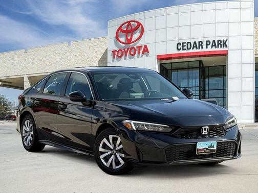 Crystal Black 2025 Honda Civic LX