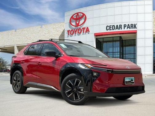 Red 2026 Toyota bZ XLE PLUS