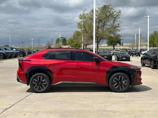 Red 2026 Toyota bZ XLE PLUS