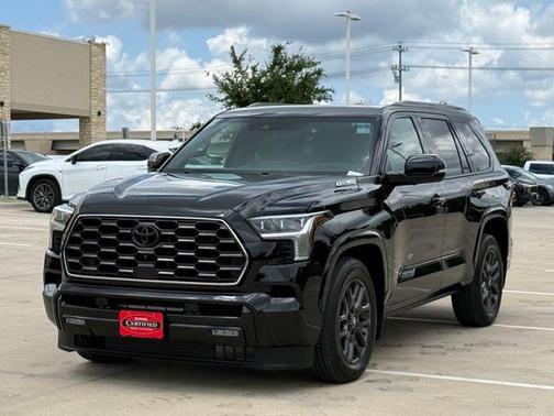 Midnight Black Metallic 2025 Toyota Sequoia Platinum