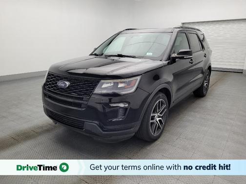 Agate Black Metallic 2019 Ford Explorer Sport