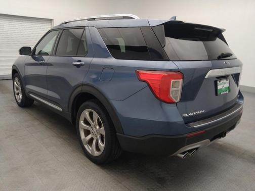 Blue Metallic 2020 Ford Explorer Platinum