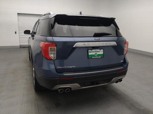 Blue Metallic 2020 Ford Explorer Platinum