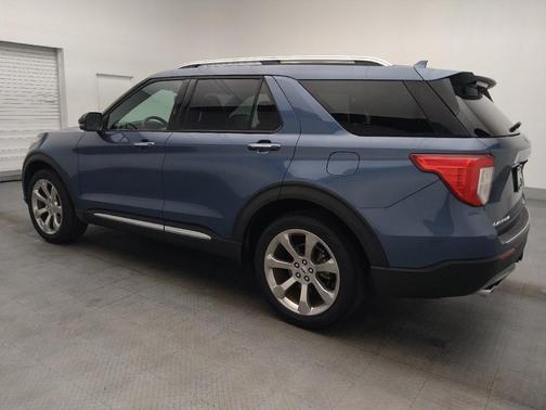 Blue Metallic 2020 Ford Explorer Platinum