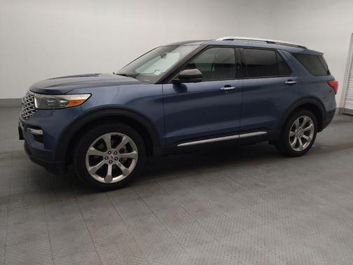 Blue Metallic 2020 Ford Explorer Platinum