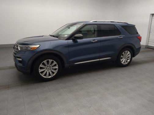 Blue Metallic 2020 Ford Explorer Limited