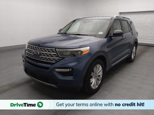 Blue Metallic 2020 Ford Explorer Limited