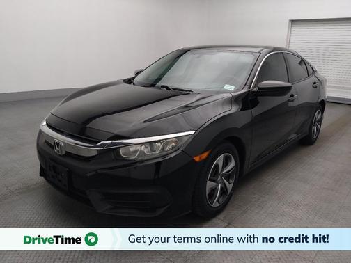 Crystal Black Pearl 2018 Honda Civic LX