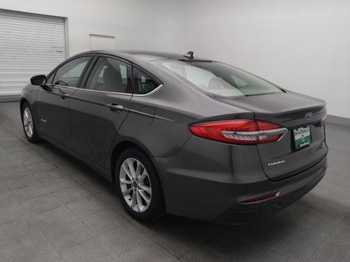 Ingot Silver Metallic 2019 Ford Fusion Hybrid SE