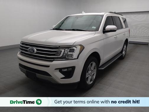 White Platinum Metallic Tri-Coat 2019 Ford Expedition XLT