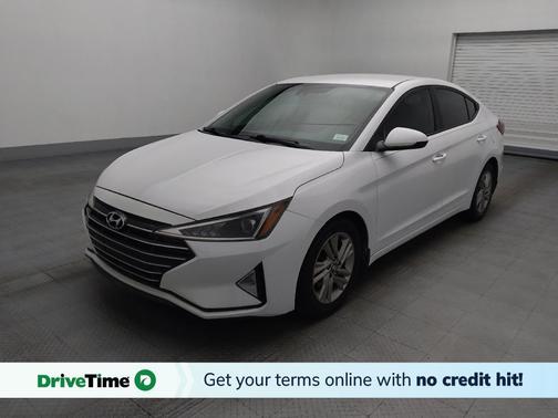 Quartz White Pearl 2019 Hyundai ELANTRA SEL