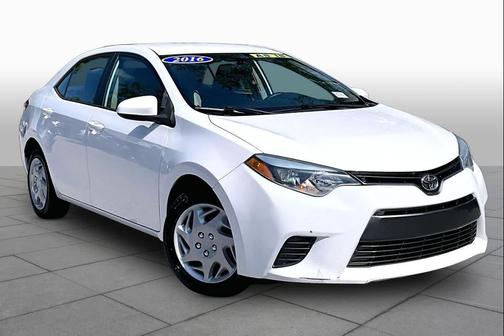 Super White 2016 Toyota Corolla LE