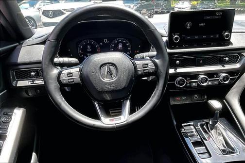 Platinum White Pearl 2025 Acura Integra w/A-Spec Package