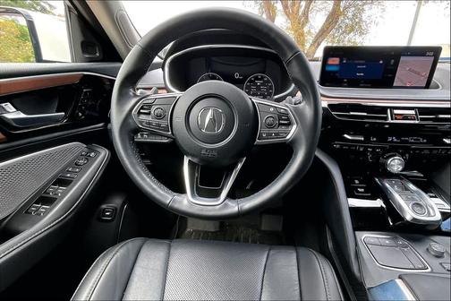 Platinum White Pearl 2022 Acura MDX Technology