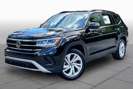 Deep Black Pearl Effect 2023 Volkswagen Atlas 2.0T SE w/Technology