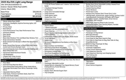 2025 Kia EV6 Light