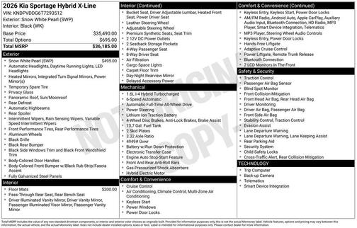 2026 Kia Sportage X-Line