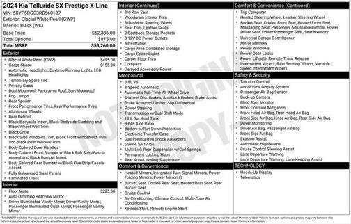 2024 Kia Telluride SX-Prestige X-Line