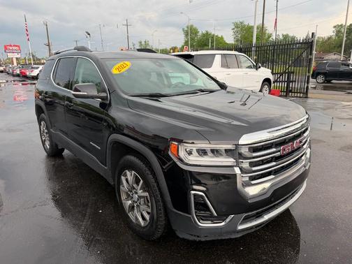 Black 2021 GMC Acadia SLE