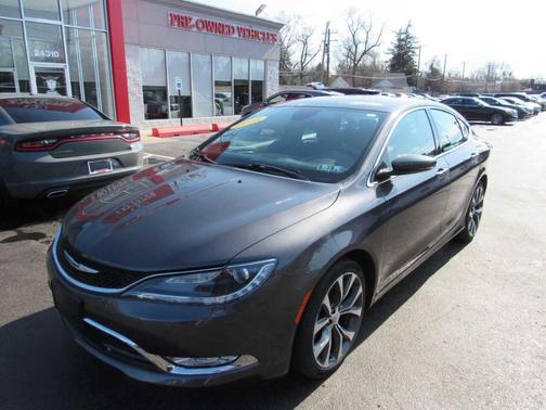 Gray 2015 Chrysler 200 C
