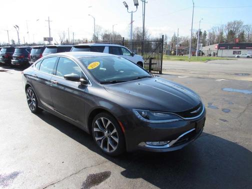 Gray 2015 Chrysler 200 C