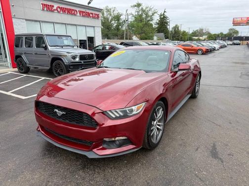 Red 2016 Ford Mustang EcoBoost Premium