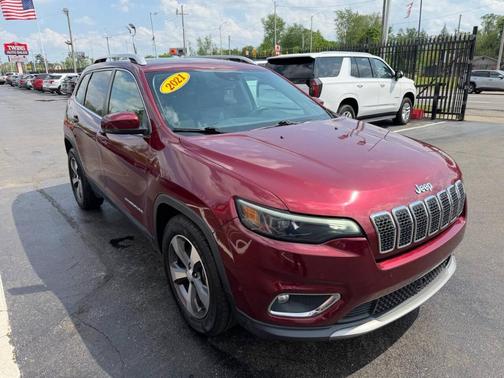 Red 2021 Jeep Cherokee Limited