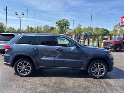 Blue 2021 Jeep Grand Cherokee Summit