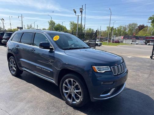 Blue 2021 Jeep Grand Cherokee Summit
