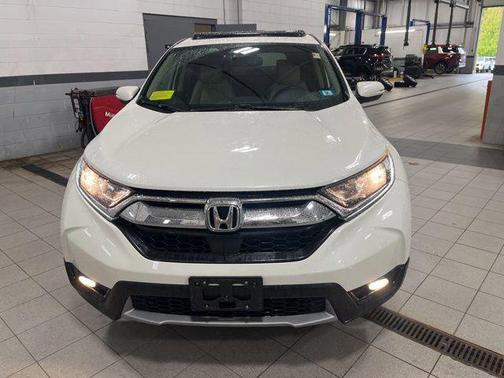 White Diamond Pearl 2017 Honda CR-V EX-L