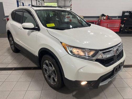 White Diamond Pearl 2017 Honda CR-V EX-L