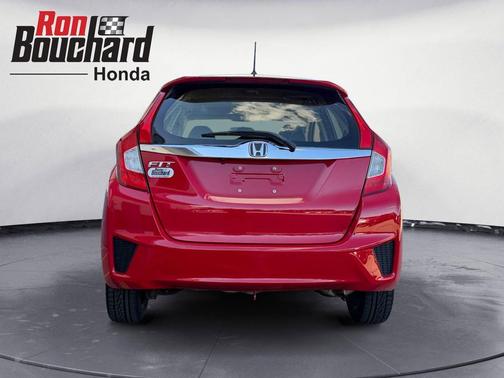 Red 2017 Honda Fit EX